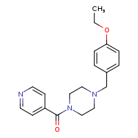 1-[(4-ethoxyphenyl)methyl]-4-(pyridine-4-carbonyl)piperazine