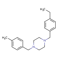 1-[(4-ethylphenyl)methyl]-4-[(4-methylphenyl)methyl]piperazine