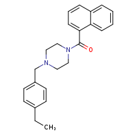 1-[(4-ethylphenyl)methyl]-4-(naphthalene-1-carbonyl)piperazine