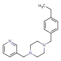 1-[(4-ethylphenyl)methyl]-4-(pyridin-3-ylmethyl)piperazine
