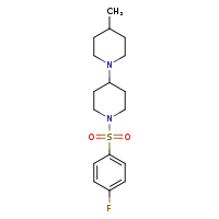 1'-(4-fluorobenzenesulfonyl)-4-methyl-1,4'-bipiperidine