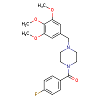 1-(4-fluorobenzoyl)-4-[(3,4,5-trimethoxyphenyl)methyl]piperazine