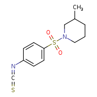 1-(4-isothiocyanatobenzenesulfonyl)-3-methylpiperidine