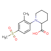 1-(4-methanesulfonyl-2-methylphenyl)piperidine-2-carboxylic acid