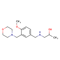 1-({[4-methoxy-3-(morpholin-4-ylmethyl)phenyl]methyl}amino)propan-2-ol