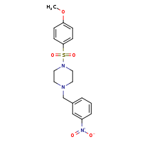 1-(4-methoxybenzenesulfonyl)-4-[(3-nitrophenyl)methyl]piperazine