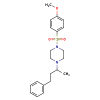 1-(4-methoxybenzenesulfonyl)-4-(4-phenylbutan-2-yl)piperazine