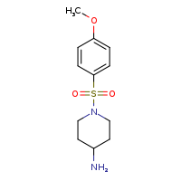 1-(4-methoxybenzenesulfonyl)piperidin-4-amine