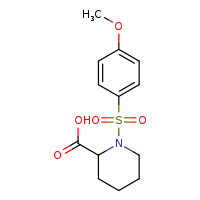 1-(4-methoxybenzenesulfonyl)piperidine-2-carboxylic acid
