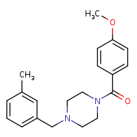 1-(4-methoxybenzoyl)-4-[(3-methylphenyl)methyl]piperazine