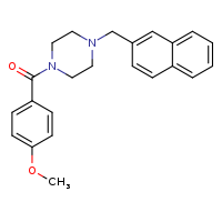 1-(4-methoxybenzoyl)-4-(naphthalen-2-ylmethyl)piperazine