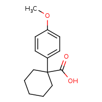 1-(4-methoxyphenyl)cyclohexane-1-carboxylic acid