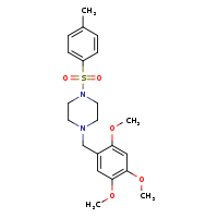 1-(4-methylbenzenesulfonyl)-4-[(2,4,5-trimethoxyphenyl)methyl]piperazine