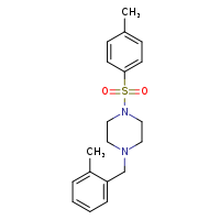 1-(4-methylbenzenesulfonyl)-4-[(2-methylphenyl)methyl]piperazine