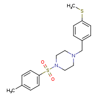 1-(4-methylbenzenesulfonyl)-4-{[4-(methylsulfanyl)phenyl]methyl}piperazine