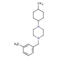 1-(4-methylcyclohexyl)-4-[(3-methylphenyl)methyl]piperazine
