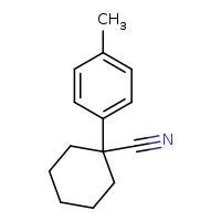 1-(4-methylphenyl)cyclohexane-1-carbonitrile