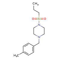 1-[(4-methylphenyl)methyl]-4-(propane-1-sulfonyl)piperazine