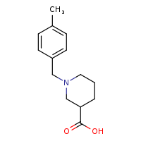 1-[(4-methylphenyl)methyl]piperidine-3-carboxylic acid