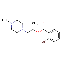 1-(4-methylpiperazin-1-yl)propan-2-yl 2-bromobenzoate