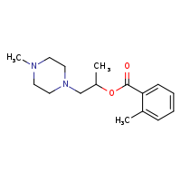 1-(4-methylpiperazin-1-yl)propan-2-yl 2-methylbenzoate