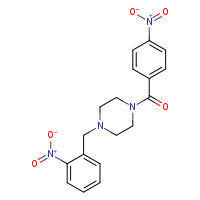 1-(4-nitrobenzoyl)-4-[(2-nitrophenyl)methyl]piperazine