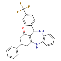 14-phenyl-10-[4-(trifluoromethyl)phenyl]-2,9-diazatricyclo[9.4.0.0³,?]pentadeca-1(11),3(8),4,6-tetraen-12-one
