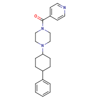 1-(4-phenylcyclohexyl)-4-(pyridine-4-carbonyl)piperazine