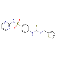 1-{4-[(pyrimidin-2-yl)sulfamoyl]phenyl}-3-(thiophen-2-ylmethyl)thiourea