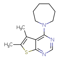 1-{5,6-dimethylthieno[2,3-d]pyrimidin-4-yl}azepane