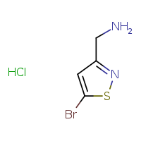 1-(5-bromo-1,2-thiazol-3-yl)methanamine hydrochloride