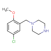 1-[(5-chloro-2-methoxyphenyl)methyl]piperazine