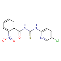 1-(5-chloropyridin-2-yl)-3-(2-nitrobenzoyl)thiourea