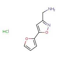 1-[5-(furan-2-yl)-1,2-oxazol-3-yl]methanamine hydrochloride