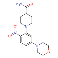 1-[5-(morpholin-4-yl)-2-nitrophenyl]piperidine-4-carboxamide