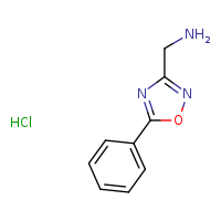 1-(5-phenyl-1,2,4-oxadiazol-3-yl)methanamine hydrochloride