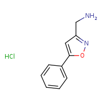 1-(5-phenyl-1,2-oxazol-3-yl)methanamine hydrochloride