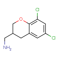 1-(6,8-dichloro-3,4-dihydro-2H-1-benzopyran-3-yl)methanamine