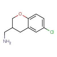 1-(6-chloro-3,4-dihydro-2H-1-benzopyran-3-yl)methanamine