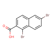 1,6-dibromonaphthalene-2-carboxylic acid