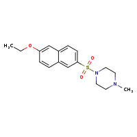 1-(6-ethoxynaphthalen-2-ylsulfonyl)-4-methylpiperazine
