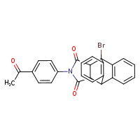 17-(4-acetylphenyl)-1-bromo-17-azapentacyclo[6.6.5.0²,?.0?,¹?.0¹?,¹?]nonadeca-2(7),3,5,9(14),10,12-hexaene-16,18-dione