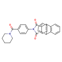 17-[4-(piperidine-1-carbonyl)phenyl]-17-azapentacyclo[6.6.5.0²,?.0?,¹?.0¹?,¹?]nonadeca-2(7),3,5,9(14),10,12-hexaene-16,18-dione