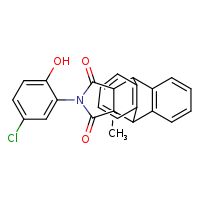 17-(5-chloro-2-hydroxyphenyl)-15-methyl-17-azapentacyclo[6.6.5.0²,?.0?,¹?.0¹?,¹?]nonadeca-2(7),3,5,9(14),10,12-hexaene-16,18-dione