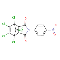 1,7,8,9,10,10-hexachloro-4-(4-nitrophenyl)-4-azatricyclo[5.2.1.0²,?]dec-8-ene-3,5-dione