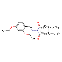 17-[(E)-[(2,4-diethoxyphenyl)methylidene]amino]-17-azapentacyclo[6.6.5.0²,?.0?,¹?.0¹?,¹?]nonadeca-2(7),3,5,9(14),10,12-hexaene-16,18-dione