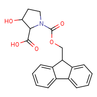 1-[(9H-fluoren-9-ylmethoxy)carbonyl]-3-hydroxypyrrolidine-2-carboxylic acid