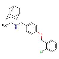 [1-(adamantan-1-yl)ethyl]({4-[(2-chlorophenyl)methoxy]phenyl}methyl)amine