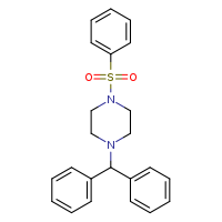 1-(benzenesulfonyl)-4-(diphenylmethyl)piperazine