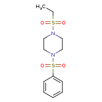 1-(benzenesulfonyl)-4-(ethanesulfonyl)piperazine